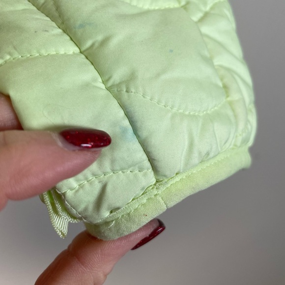 The North Face Women's Puffer Jacket in Lime Green and Blue - Picture 15 of 15